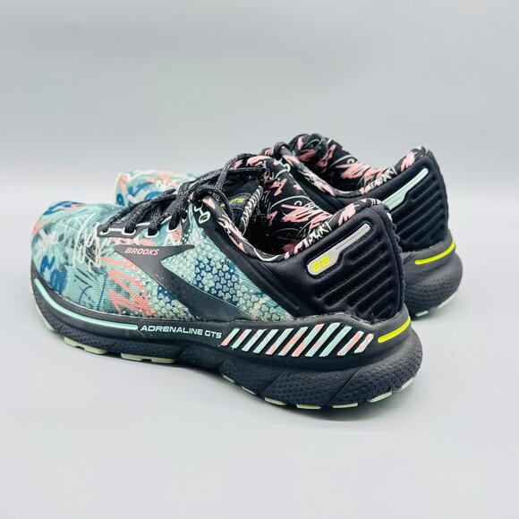 Brooks Shoes Womens 7.5 Multicolor Graffiti Adrenaline GTS 22 Running Sneakers - Picture 5 of 10